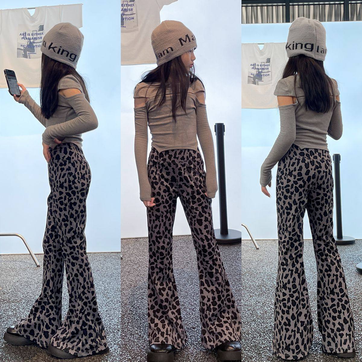 可达鸭家春秋季童装甜酷女童显瘦显腿长修身喇叭打底裤紧身瑜伽裤,童装/婴儿装/亲子装,裤子,淘宝优惠券,粉丝福利购,淘宝优惠卷