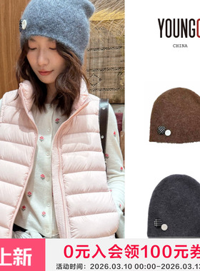 JUNWEI LIN【马海毛包扣冷帽】设计师品牌 no退可换 YOUNGC买手店