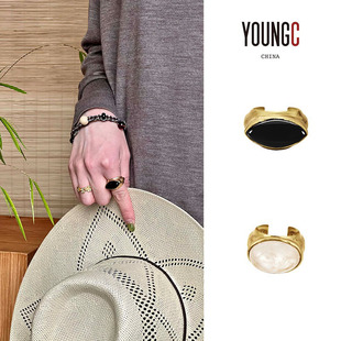 COTEMP设计师品牌 25ss【埃摩系列水晶戒指】 YOUNGC买手店