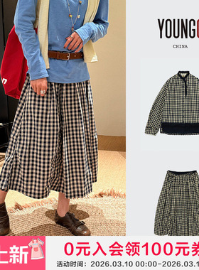 FAFAMOON 设计师品牌【不规则抽皱半身裙 花边衬衣】YOUNGC买手店