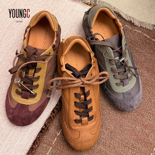 Orinous设计师品牌【复古薄底德训鞋】 YOUNGC买手店