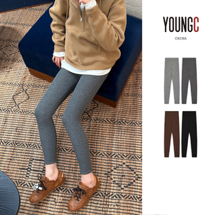 no退可换 MAKE 设计师品牌 加厚羊绒打底裤 YOUNGC买手店