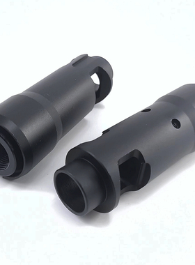 仁祥AK47锦明12代74U金属火帽玩具前管装饰帽14mm逆牙火帽配件