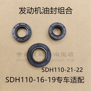 适用新大洲本田威武SDH110-21/22全车油封发动机副轴变档杆轴油封