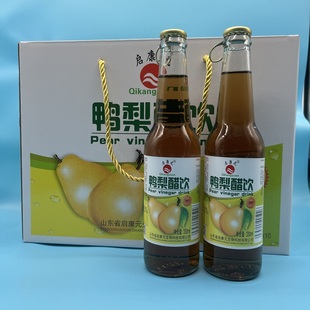 山东阳信特产启康元鸭梨醋饮料330ML每瓶