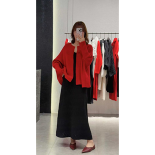 25新款 澳洲澳毛毛衣外套裙子