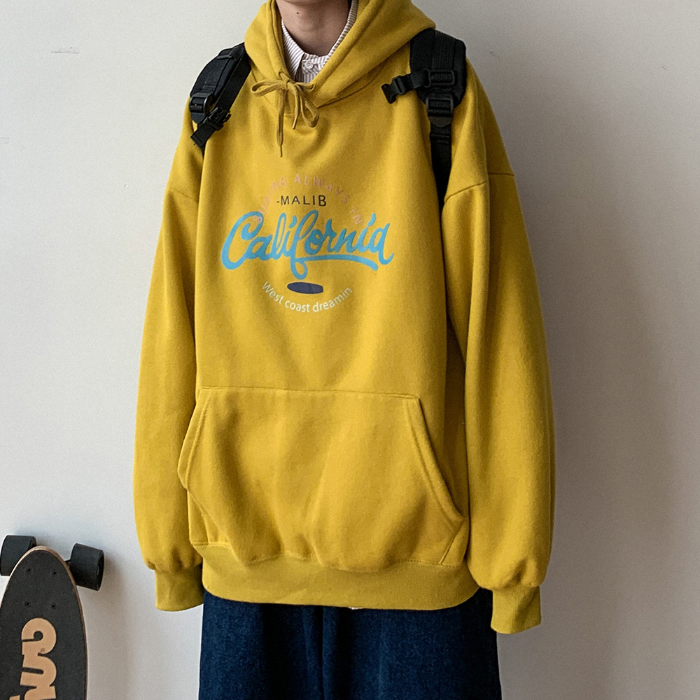 Pullover hip hop leisure fashion city new trend hooded loose large size couple's sweater