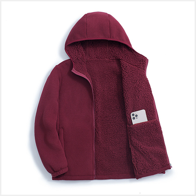 2025新款抓绒衣女秋冬冲锋衣内胆加绒加厚羊羔绒保暖摇粒绒男外套