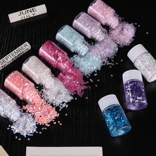 流沙装 多多乐手工diy樱花瓣亮片美甲流麻滴胶花瓣闪片 饰材料
