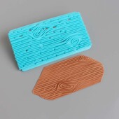 树纹塑料压模翻糖切模工具生日蛋糕装 饰摆件木头纹理DIY烘焙配件