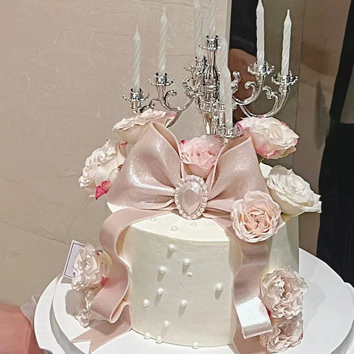 网红公主欧式女生蛋糕宝石装饰