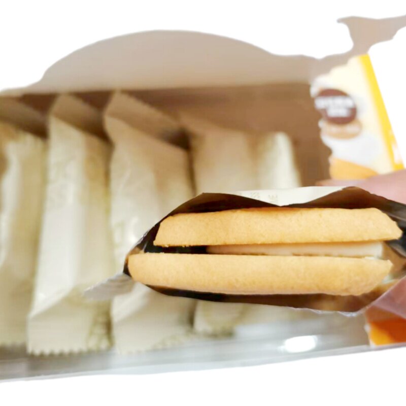 法丽兹厚乳奶油夹心曲奇原味60g*盒装焦糖巧克力味曲奇饼干小零食