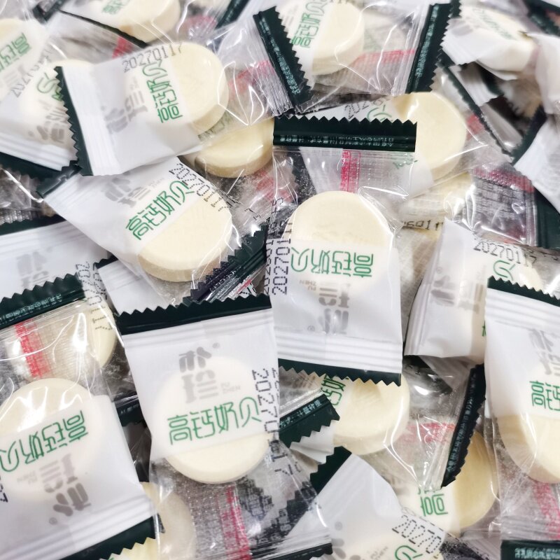 朴珍高钙奶贝奶片独立小包装图片