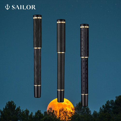 SAILOR日本雕刻钢笔21K金尖M尖