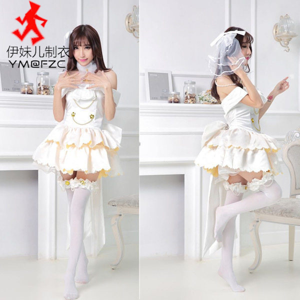 Love Live Lovelive花嫁浪漫觉醒婚纱真姬cos服cosplay女装lolita小礼服公主 图片价格品牌报价 原仓数据
