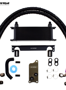 适用于丰田CHR 奕泽 2.0L变速箱散热器套件 K120 10CVT波箱冷却器