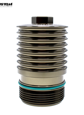 适用大众奥迪锻造铝合金机油滤芯外壳改装变速箱滤清盖EA888 6速