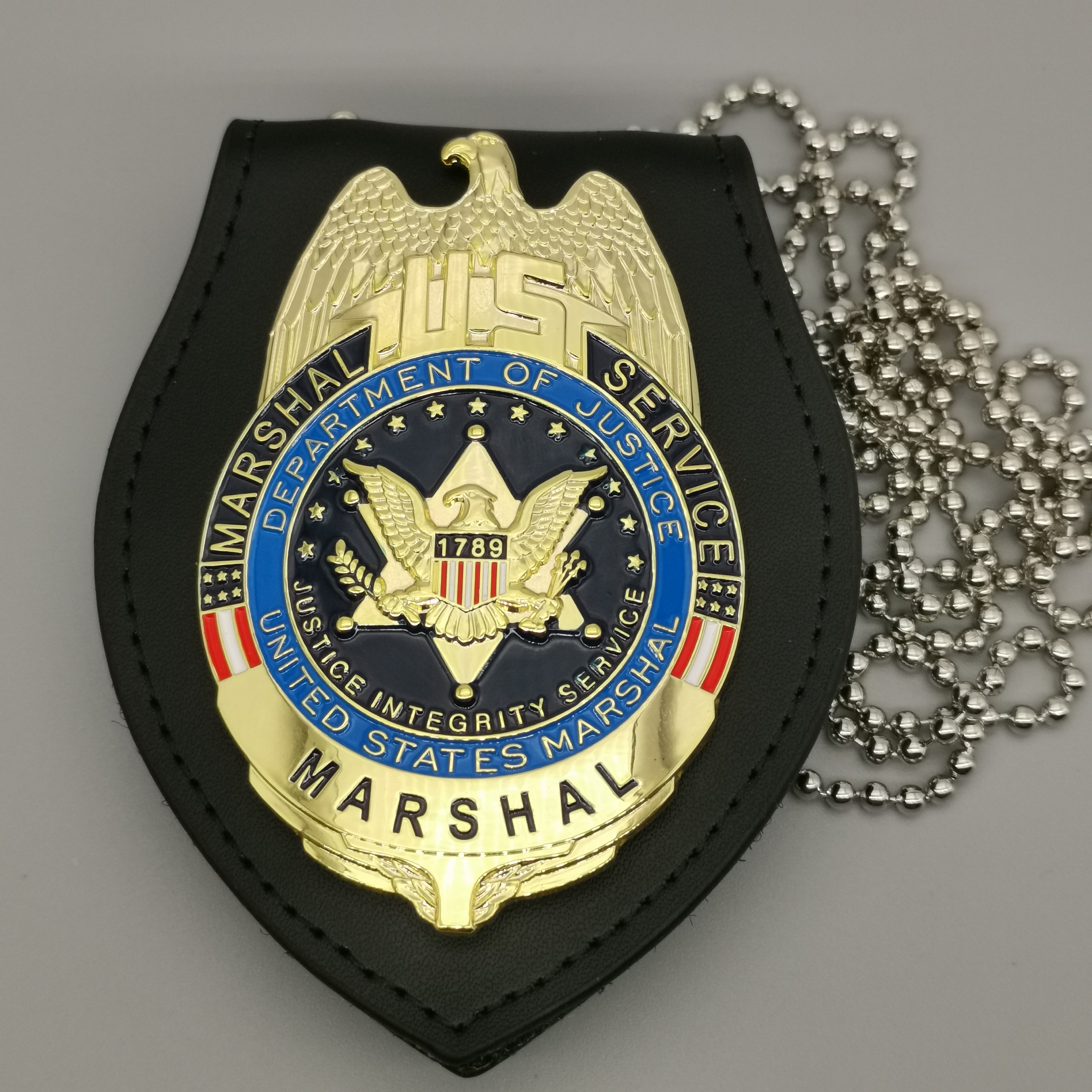 美国司法部联邦局  MARSHAL   现货  收藏品 纯铜材质