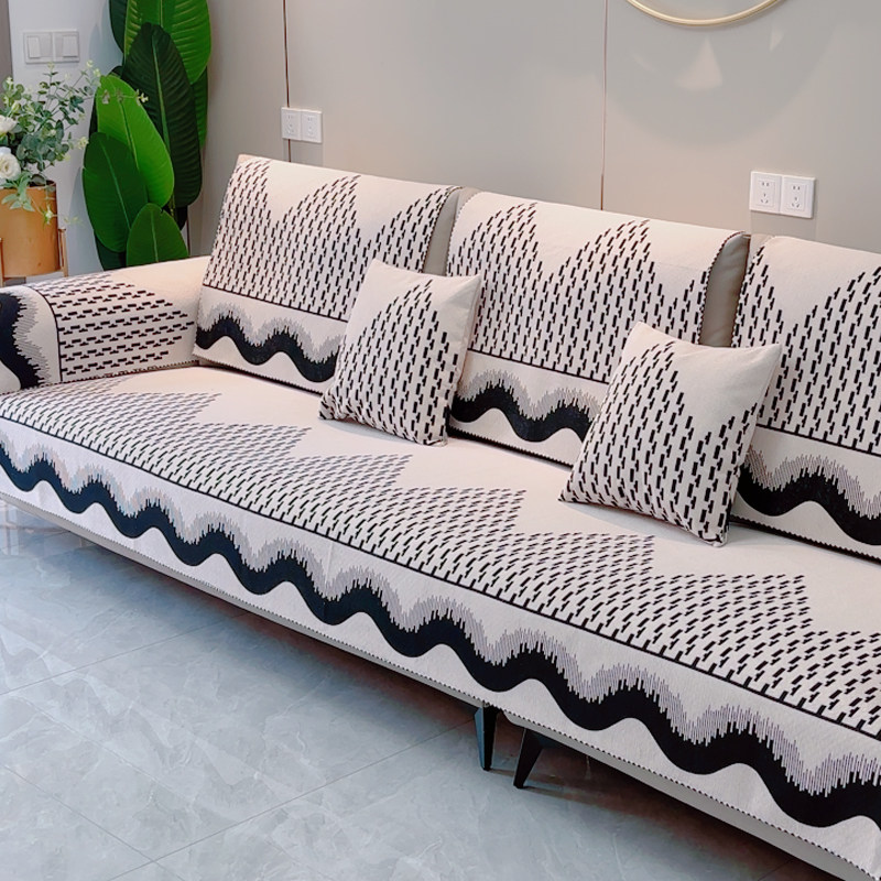 简约风格高端沙发垫雪尼尔四季通用防滑轻奢现代全包万能套罩盖布,居家布艺,沙发垫,淘宝优惠券,粉丝福利购,淘宝优惠卷