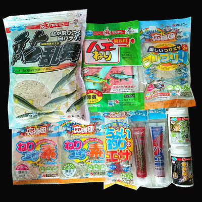 丸九溪流钓小物粉状饵粘饵日本