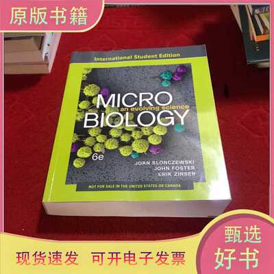 【正版二手】英文原版 Microbiology 微生物学 第6版 国际纸皮版