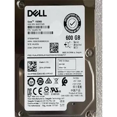 DELL ST600MP0036 0FPW68 600G 15K 2.5 SAS 12Gb服务器硬盘