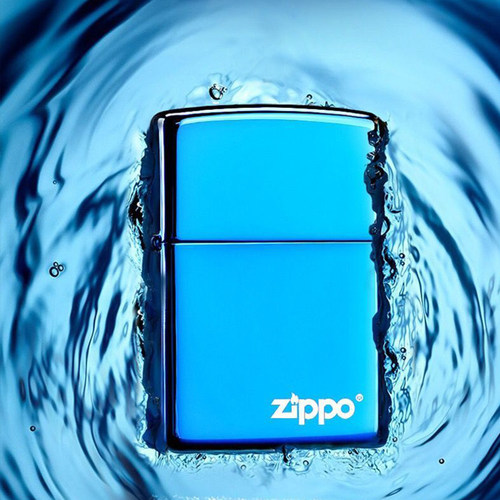 雕刻刻字送礼蓝冰zippo