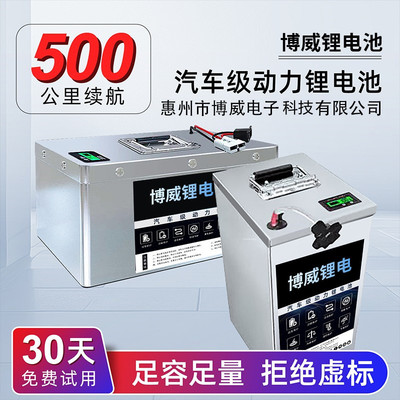 电动车磷酸铁锂大容量宁德大单体48锂电池二三四轮60v72v外卖电瓶