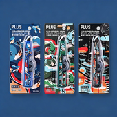 PLUS普乐士NATURE限定透明修正带MR滚轮涂改带WH 625可换芯改字带