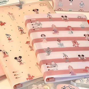 kokuyo国誉迪士尼萌趣限定活页本可拆卸活页夹B5八孔不硌手笔记本