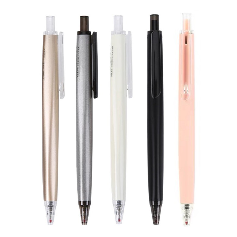 晨光优品按动中性笔学文具黑色