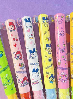 现货日本sakamoto新款拓麻歌子限定可爱电子宠物双色耳朵笔圆珠笔