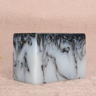 和田玉青花玉印章石料天然彩玉印章镇尺镇纸书画印章姓名章书镇