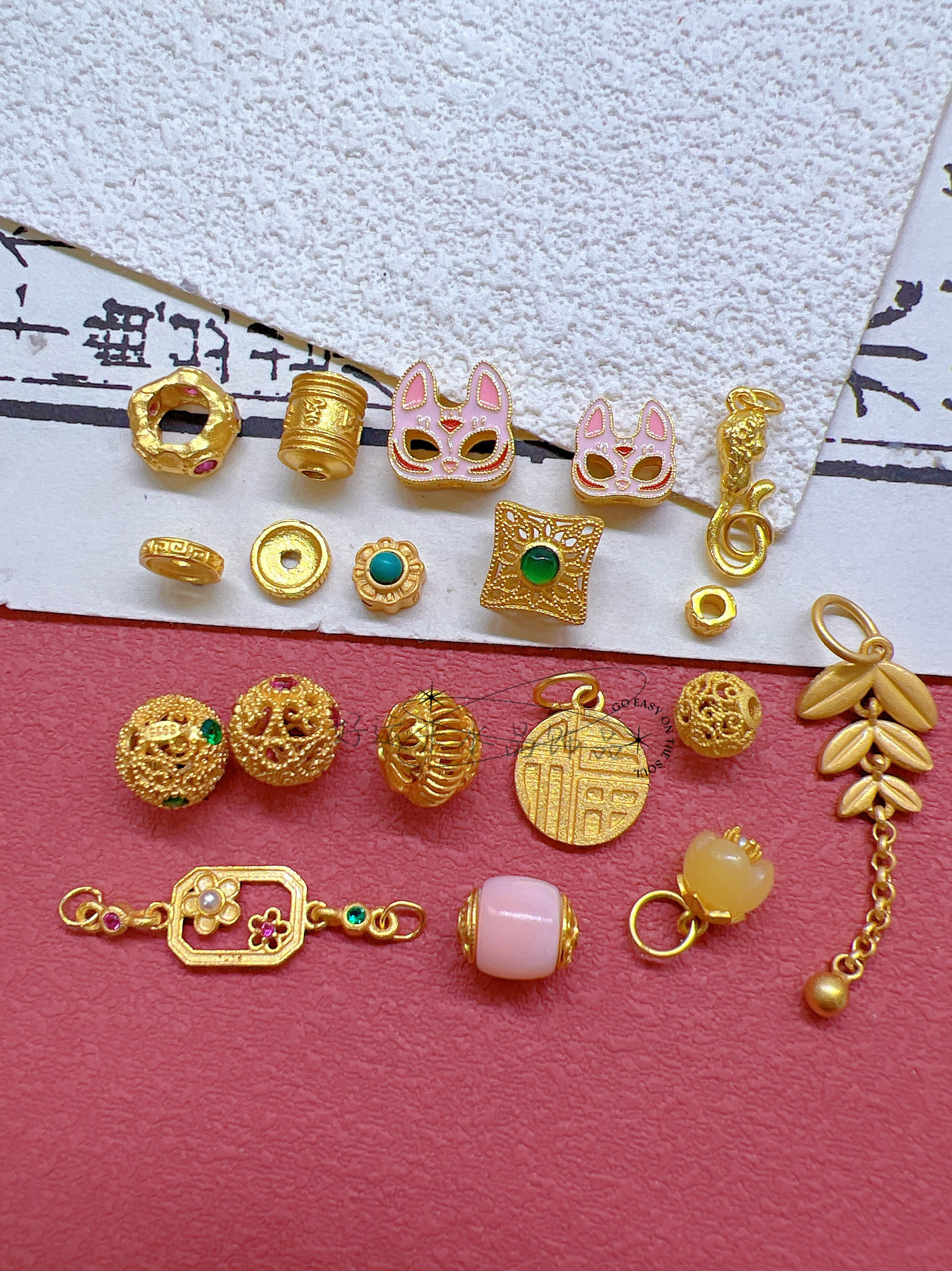 S925古法纯银圆球福牌六字真言镶翡翠女王贝蜜蜡松石祥云diy配件,饰品/流行首饰/时尚饰品新,银饰配件,淘宝优惠券,粉丝福利购,淘宝优惠卷