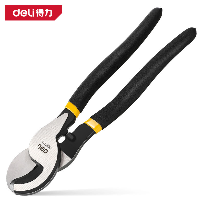 deli得力10寸电缆剪电工专用断线钳小电缆电线剥线剪 DL20138