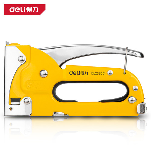 deli得力单用门型手动打钉枪木工家用装修钉枪器射钉器 DL238001