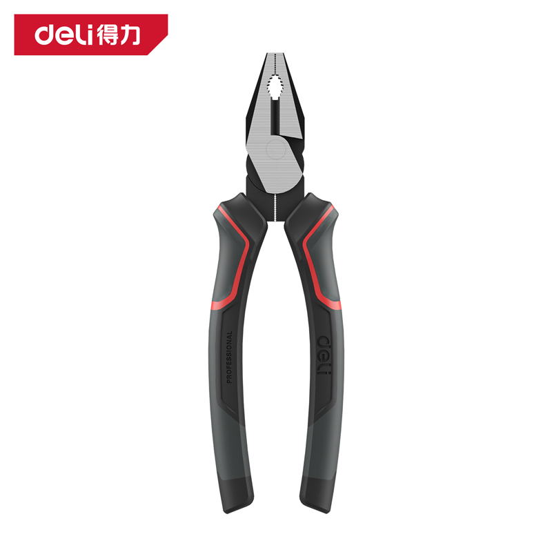 deli得力 7/8寸省力型钢丝钳舒适家用电工剪断线老虎钳 DL0004 5