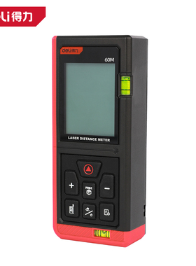 deli得力锂电语音激光测距仪便携量房电子尺DL331040 60 80 100C