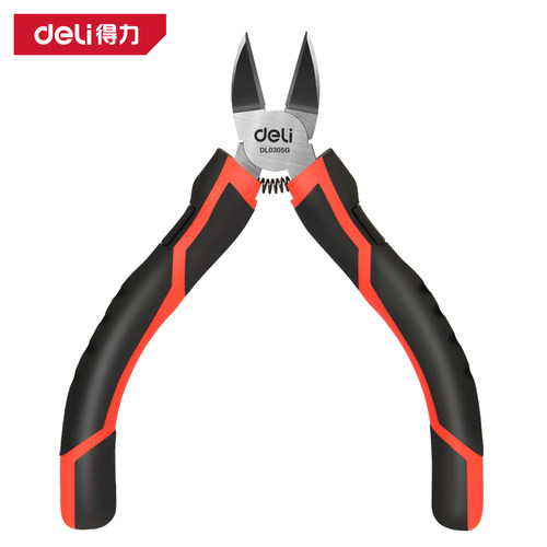 deli得力工具水口钳偏斜口电子剪修边塑料毛刺模型手工DL0305 06