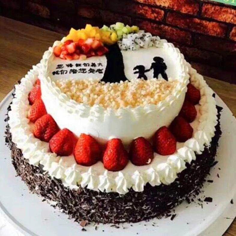 双层网红新鲜水果生日蛋糕店同城配送北京杭州上海南京苏州厦门市,零食/坚果/特产,生日/节日蛋糕,淘宝优惠券,粉丝福利购,淘宝优惠卷