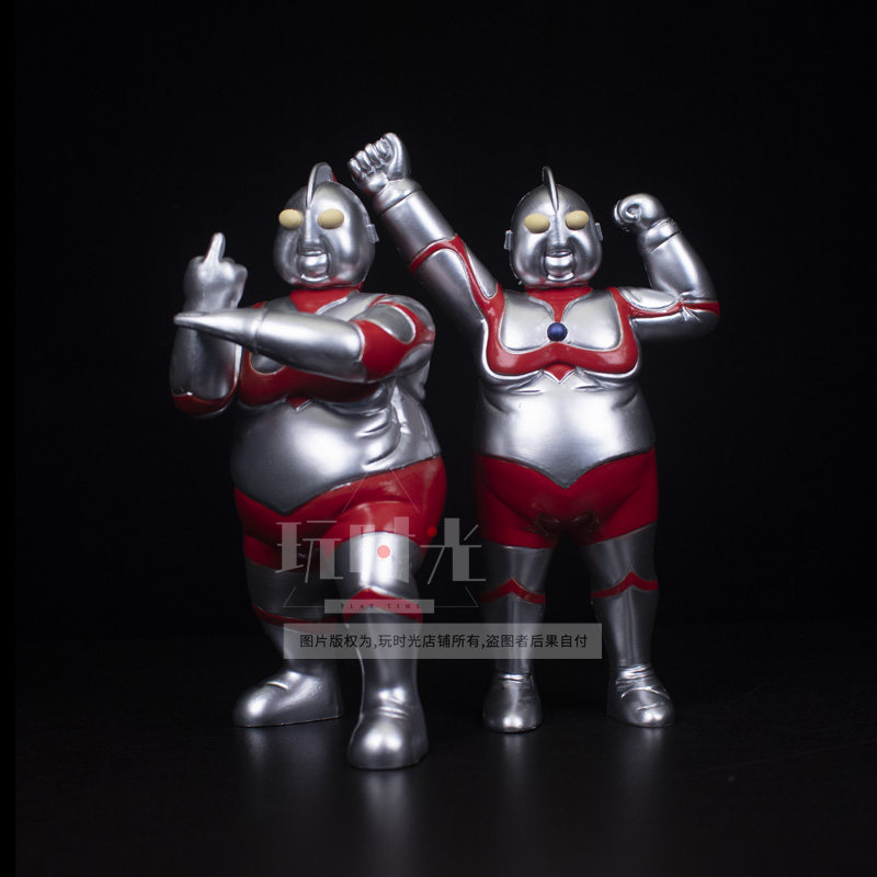 恶搞自制胖奥特模型肥宅退休奥特胖树脂毁童年系列手办摆件超人