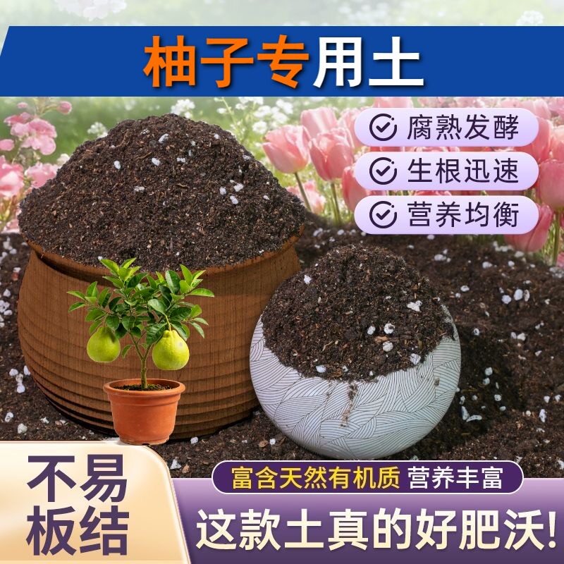 柚子专用进口泥炭土高温腐熟花园大包无菌防徒长观花园艺高温灭菌