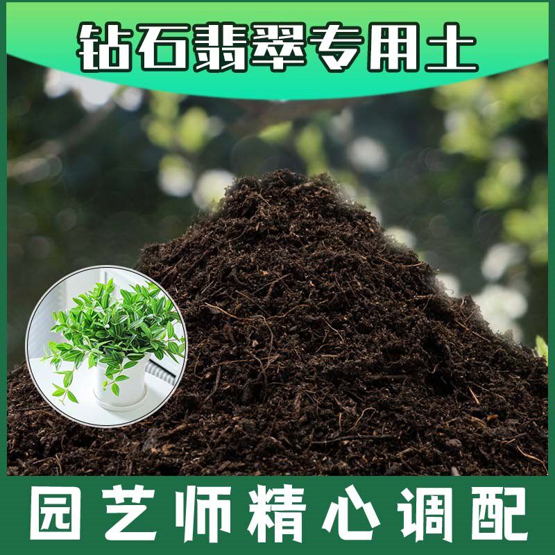 钻石翡翠专用土腐殖土种花盆栽土钻石翡翠营养土肥料种植有机土壤