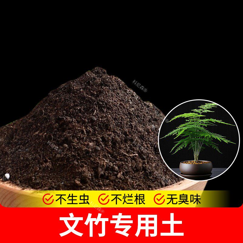 文竹专用土花卉种花土有机盆栽种植土营养土养花专用土植物盆景土