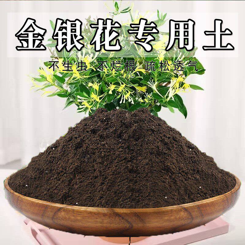 金银花专用土金银花专用营养土盆栽土养花种花土种植土壤肥料包邮