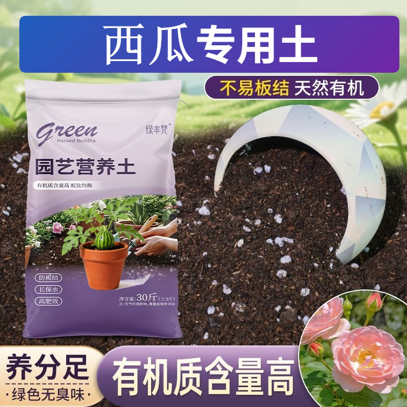 西瓜适用进口泥炭土加珍珠岩防烂根育苗包邮优质绿叶喜酸盆栽天然