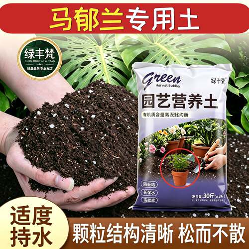马郁兰专用养花土疏松透气根壮苗好育苗大包有机壮根木本增色优质