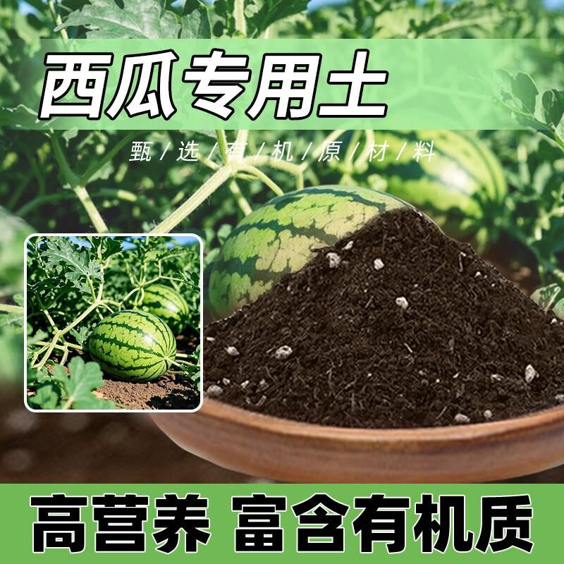 西瓜专用土阳台农业天然家用有机营养土盆栽专用土水果家庭发酵