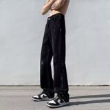 1506/Q72080/P42潮男新款牛仔裤嘻哈ins潮高街潮流痞帅长裤，男装牛仔裤，星座1506