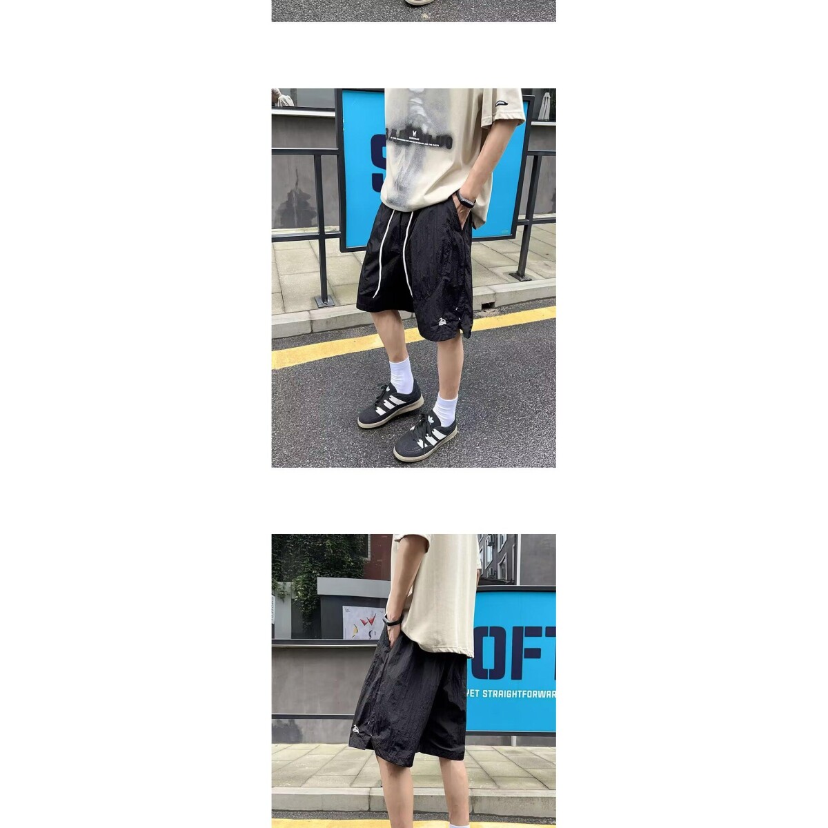 1506/QD11180/P36夏季美式短裤男潮牌薄宽松大码运动休闲五分裤子,男装牛仔裤,星座1506